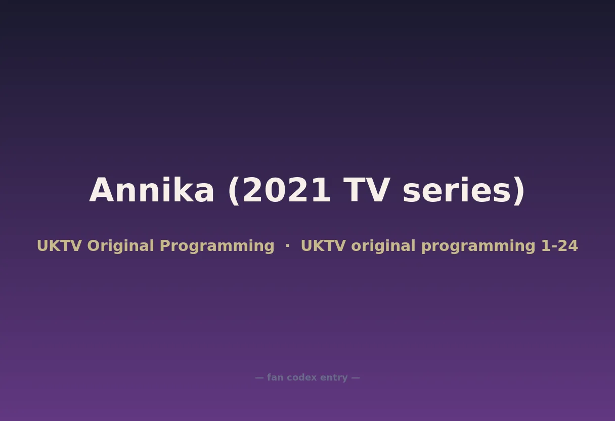 Annika (2021 TV series)