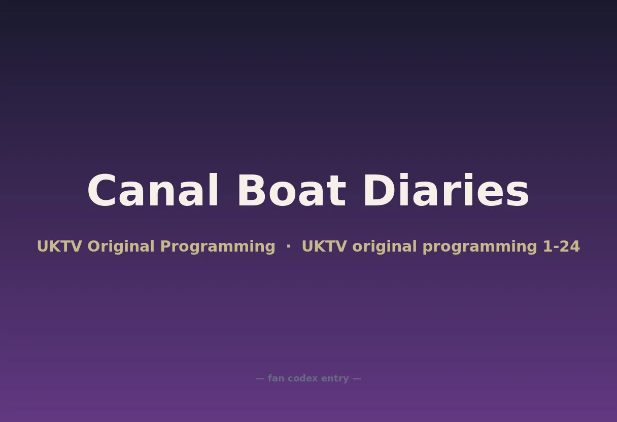Canal Boat Diaries